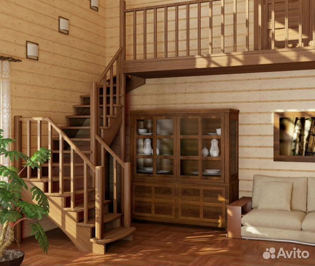 Лестница на второй этаж