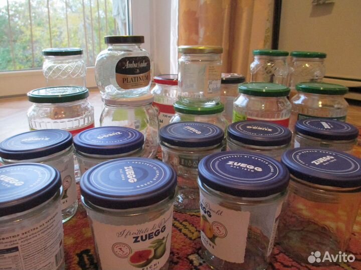 Банки для сыпучих продуктов стекло