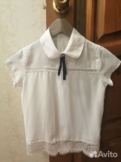 Блузка для девочки школьная