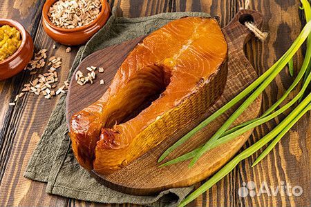 Стейки из лососевых пород рыб холодного копчения