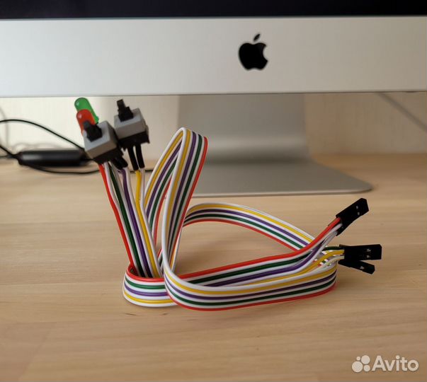 Кнопка включения и перезагрузки компьютера Espada