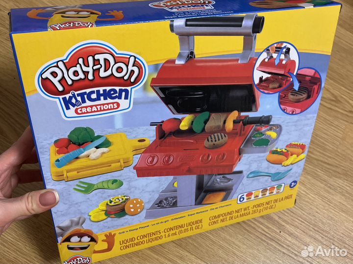 Набор для лепки play doh Кухня Гриль