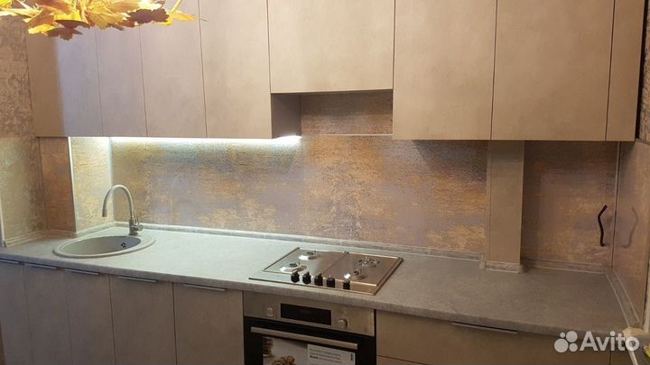 Бюджетная матовая кухня