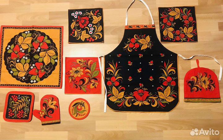 Cкатерть, салфетки, прихватки, фартук
