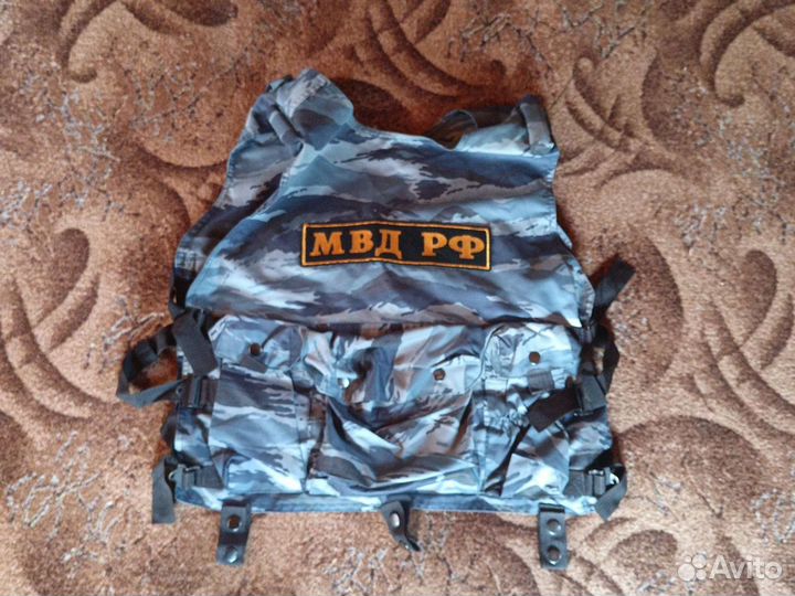 Разгрузочный жилет синий камуфляж.58размер