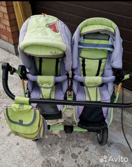 Коляска для двойни Tako Jumper Duo