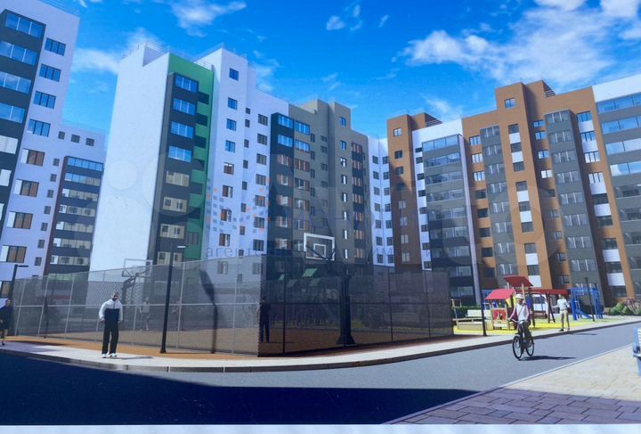 2-к. квартира, 53,1 м², 9/9 эт.