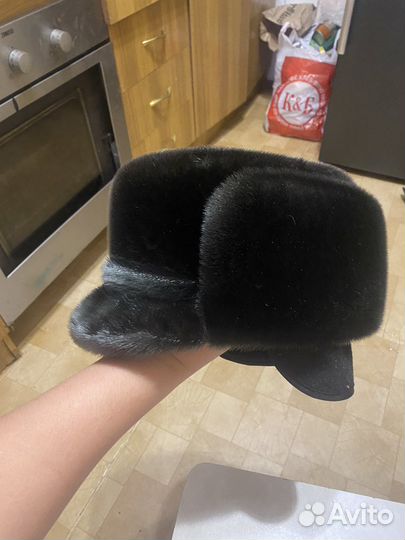 Меховая мужская кепка