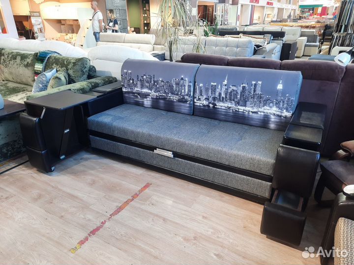 Диван, диван со столиком, прямой диван, Даллас С-3