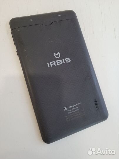 Планшет irbis TZ709
