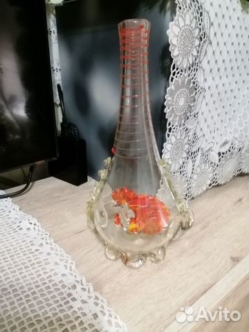 Вазы для цветов и стеклянная ёмкость на 60л