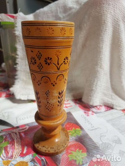 Рюмка деревянная СССР