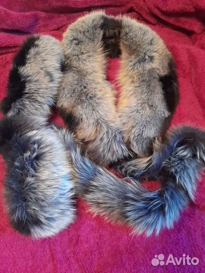 Меховой воротник песец