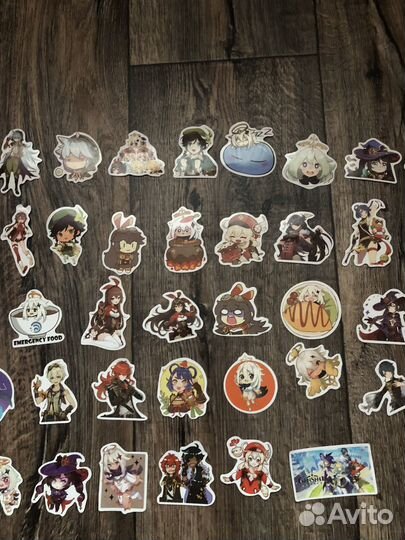 Наклейки Genshin