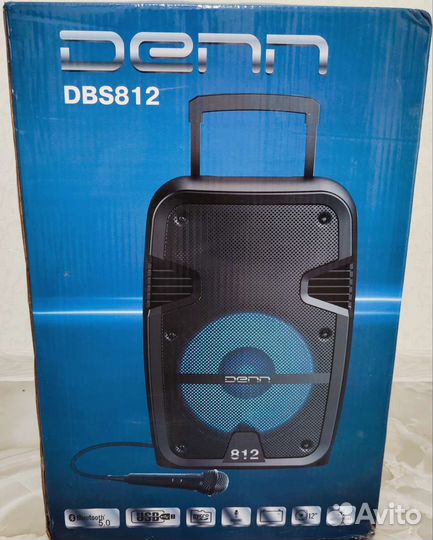 Denn dbs812 портативная аудиосистема