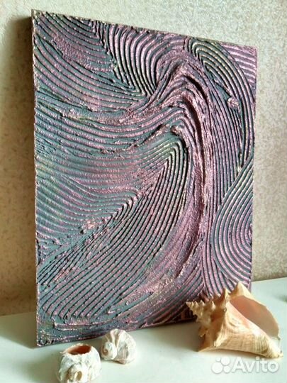 Рельефное панно. Картина Лофт. Декор. Подарок