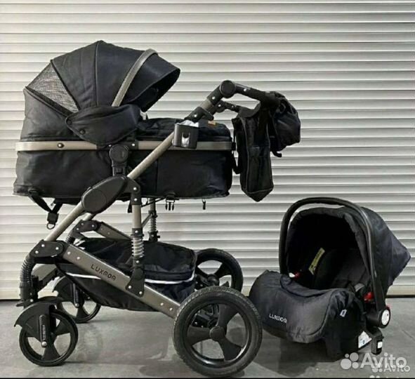 Коляска 3в1 Luxmom 555,тёплая, новая