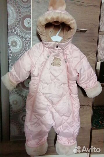 Зимний комбинезон для девочки 80 р