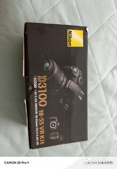 Продам фотоаппарат nikon D3100