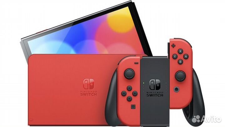 Nintendo switch oled прошита (чип / новая ) Red