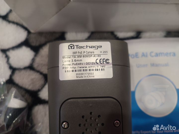 Ip камера PoE, 8mp, новые