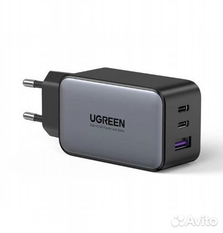 Зарядное устройство Ugreen GaN 65 Вт