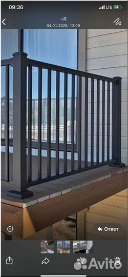 Кованые перила для лестниц