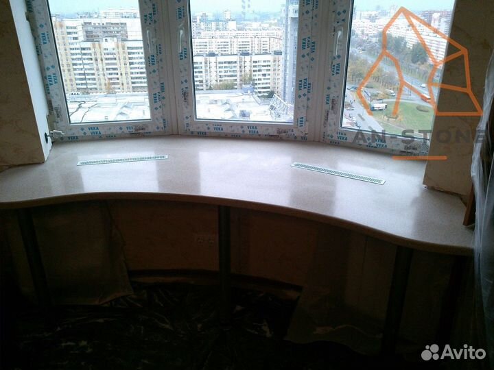 Подоконник из акрила