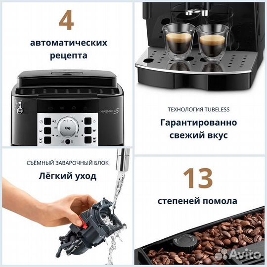 Кофемашина DeLonghi ecam 250.31 SB,Новая