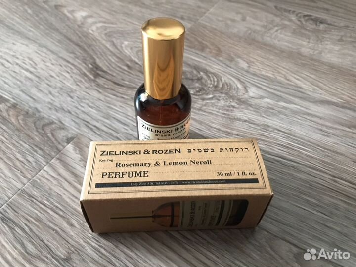 Zielinski & Rozen Rosemary & Lemon, Neroli 30 мл