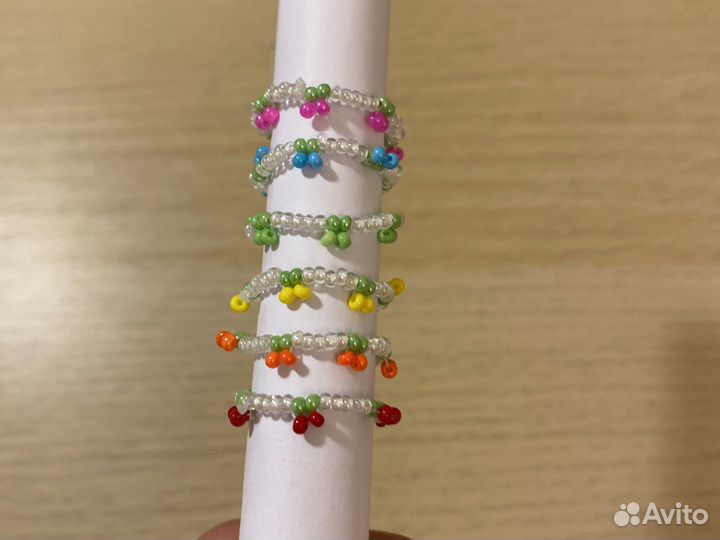 Колечки из бисера