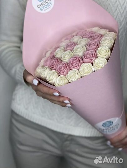 Букет из шоколадных цветов