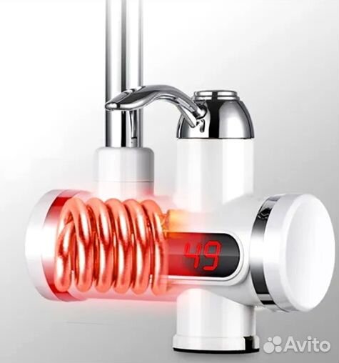 Водонагреватель, проточный, Новый