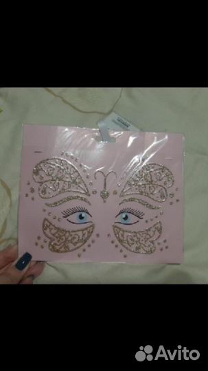 Наклейка на лицо новая Acoola