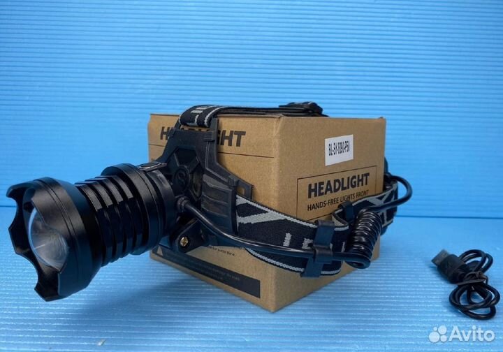 Фонарь налобный Xbalog Police 3 акб