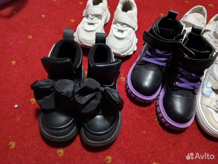 Ботинки кроссовки для девочки 26р