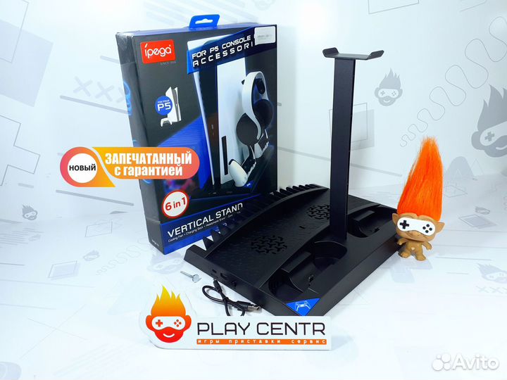Охлажд/зарядн подставка для PS5 новая iPega P5013B