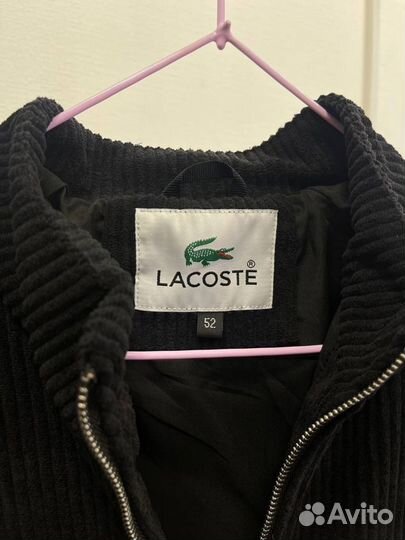 Вельветовая куртка Lacoste