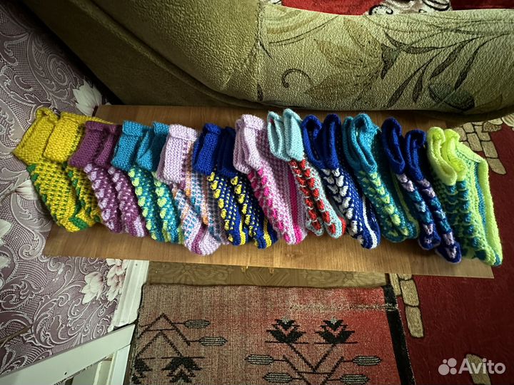 Тёплые следки ручной работы