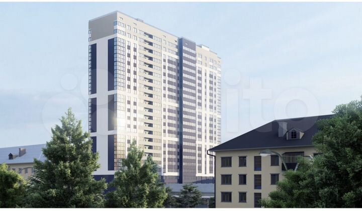 1-к. квартира, 51,8 м², 13/21 эт.