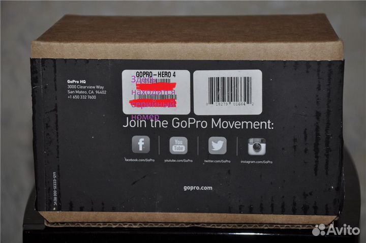 GoPro hero 4 Black (новая, запечатанная)