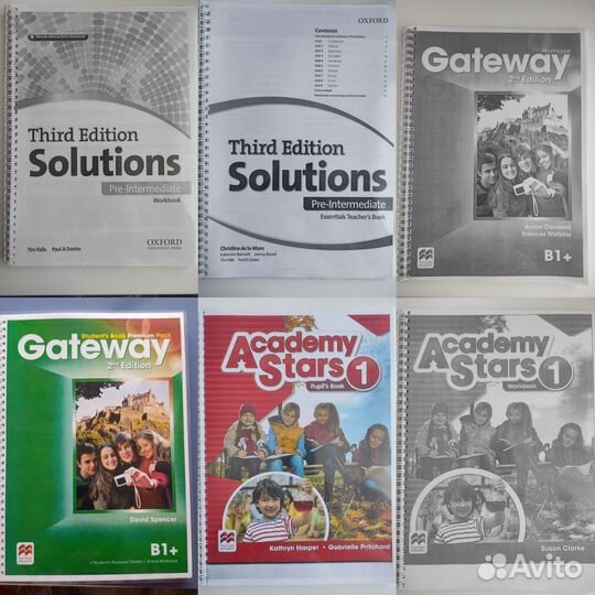 Учебники, рабочие тетради и книги учителя