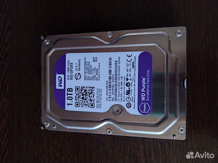 Жесткий диск WD Purple 1tb 5400 3.5