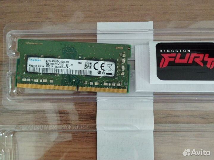 Оперативная память для ноутбука ddr4 8gb