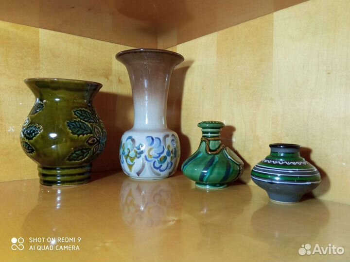 Вазы и штоф-графин лксф Винтаж из 1970-х