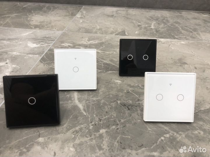 Сенсорный выключатель Wi-Fi 1/2х Клавешные