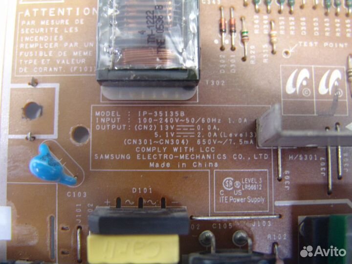 Плата питания монитора ip-35135B б.у