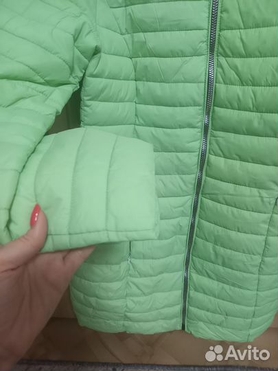 Куртка удлинённая демисезонная 42р