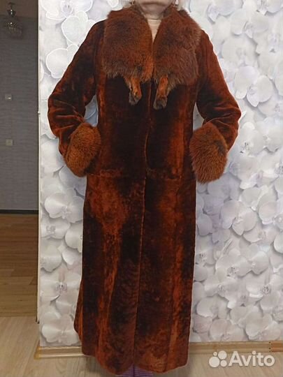 Шуба мутоновая женская