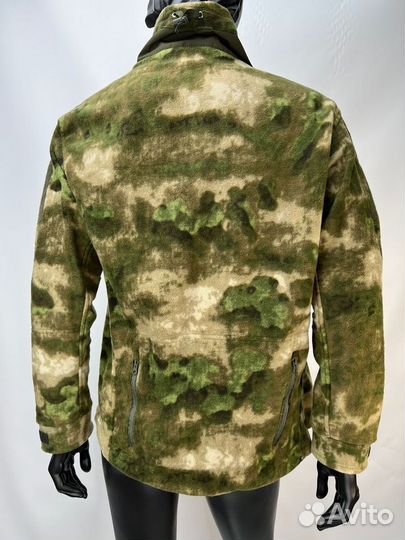 Флисовая кофта тактическая в расцветке мох
